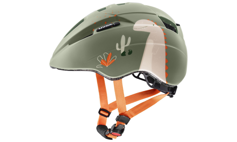 Kypärä Uvex kid 2 cc sage green dino matt - 1