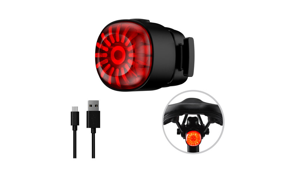 Takavalo ProX Mira COB 80Lm Brake Auto Safe+Memory USB - 3