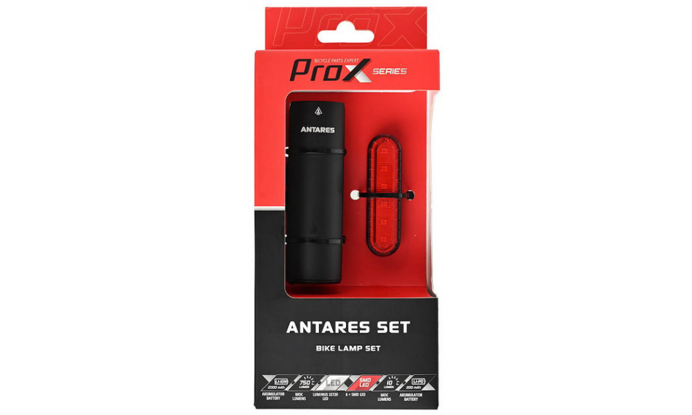 Valosarja ProX Antares 750Lm + 10Lm Safe+Memory USB - 6