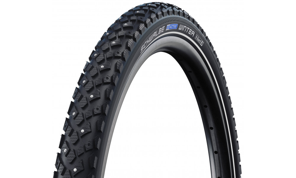 Rengas 28" Schwalbe Winter HS 396 Active Wired 30-622 Black-Reflex - 1