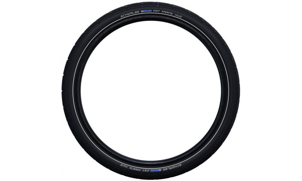 Rengas 26" Schwalbe Fat Frank HS 375 Active Wired 60-559 / 26x2.35 Black-Reflex - 3