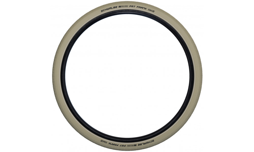Rengas 26" Schwalbe Fat Frank HS 375 Active Wired 60-559 / 26x2.35 Creme-Reflex - 2