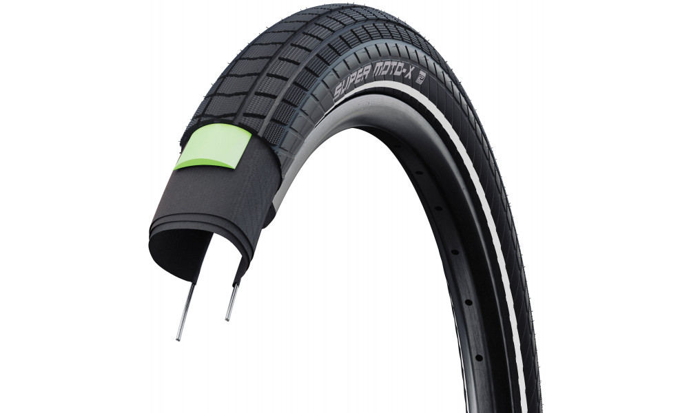 Rengas 20" Schwalbe Super Moto-X HS 439 Perf Wired 62-406 Reflex Addix - 3