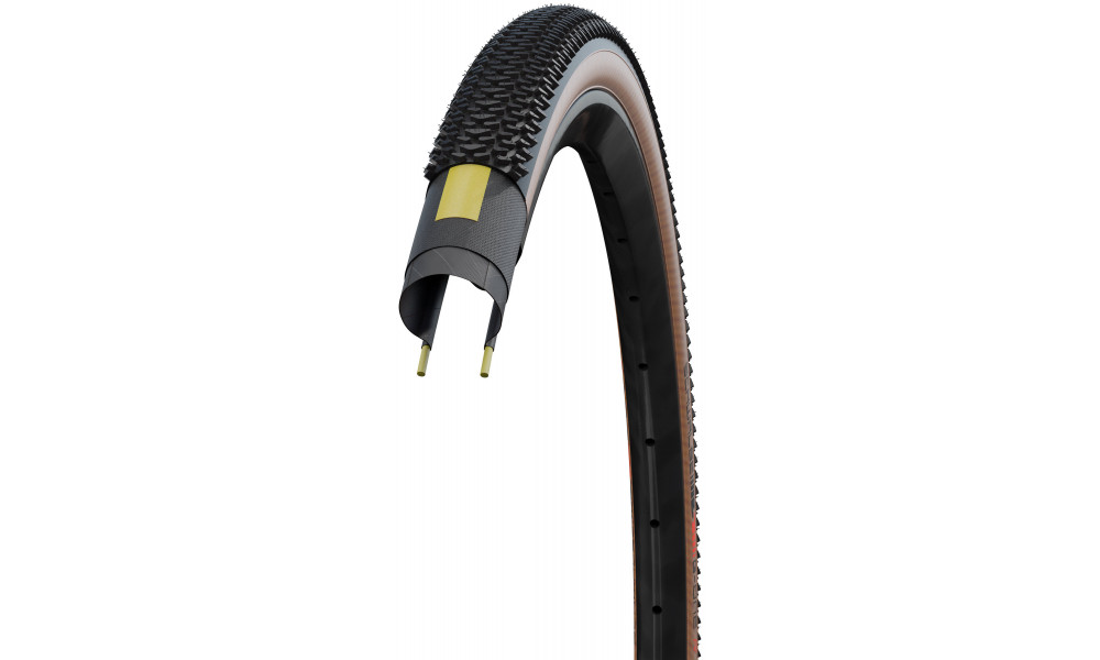 Rengas 28" Schwalbe G-One R Pro HS610 Evo Fold TLR 35-622 / 28x1.35 Race Pro Transparent - 3