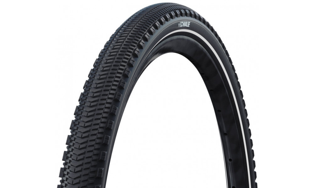 Rengas 28" Schwalbe G-One Overland HS622 Perf Fold TLR 45-622 / 28x1.70 Race Reflex 