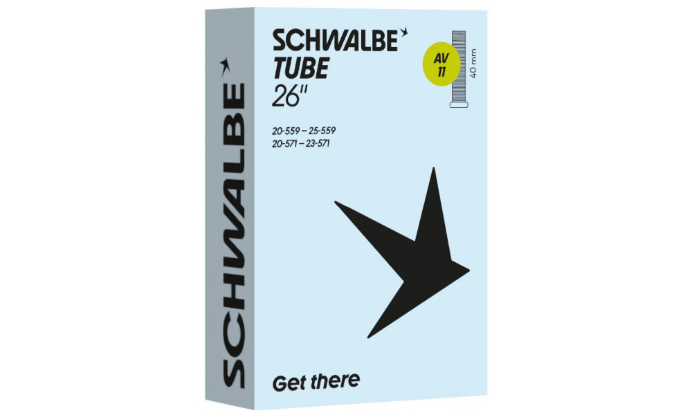 Sisäkumi 26" Schwalbe AV11 40mm (20/25-559/571) - 1
