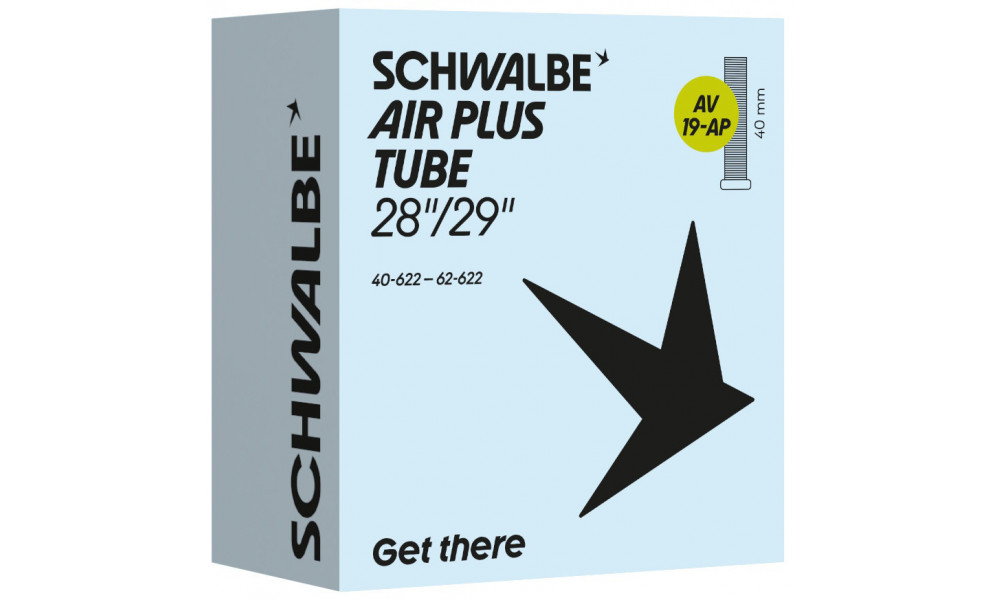 Sisäkumi 28/29" Schwalbe AV19-AP 40mm Air Plus (40/62-622) - 1