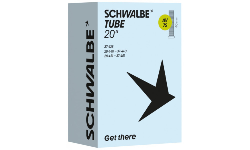 Sisäkumi 20" Schwalbe AV7S 40mm (28/37-438/451) - 1