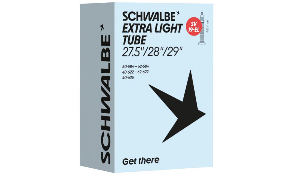 Sisäkumi 27.5/28" Schwalbe SV19-EL 40mm Extra Light (40/62-584/635) - 1