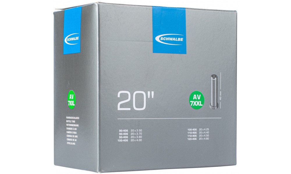 Sisäkumi 20" Schwalbe AV7XXL 40mm (90/120-406) - 1