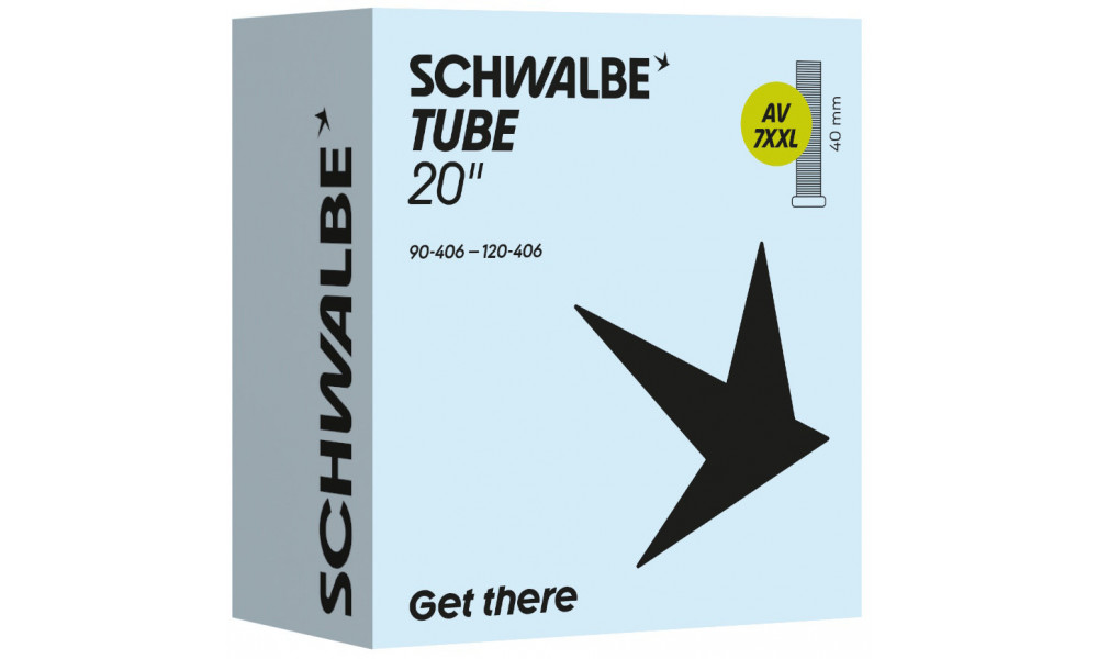 Sisäkumi 20" Schwalbe AV7XXL 40mm (90/120-406) - 1