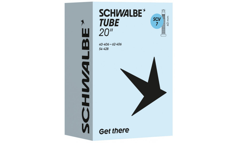 Sisäkumi 20" Schwalbe SCV7 40mm (40/62-406) - 1