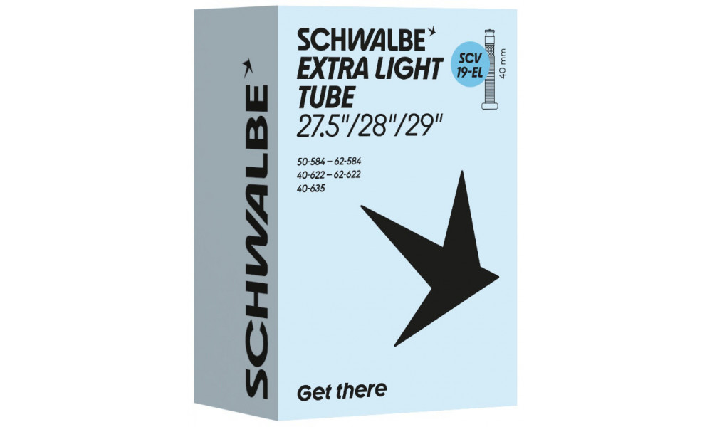 Sisäkumi 27.5/28" Schwalbe SCV19-EL 40mm Extra Light (40/62-584/635) 