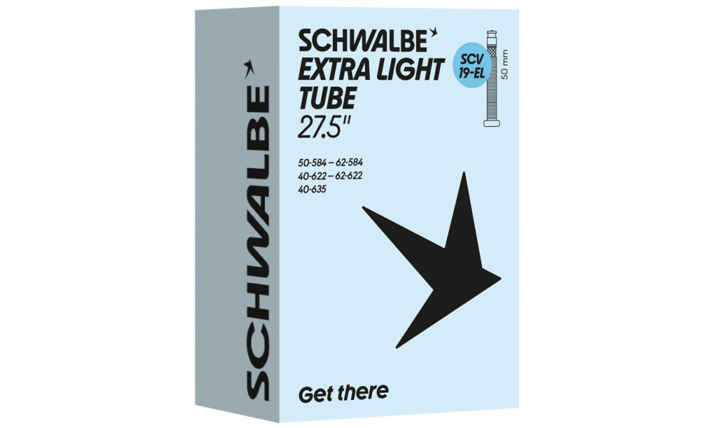 Sisäkumi 27.5/28" Schwalbe SCV19-EL 50mm Extra Light (40/62-584/635) 