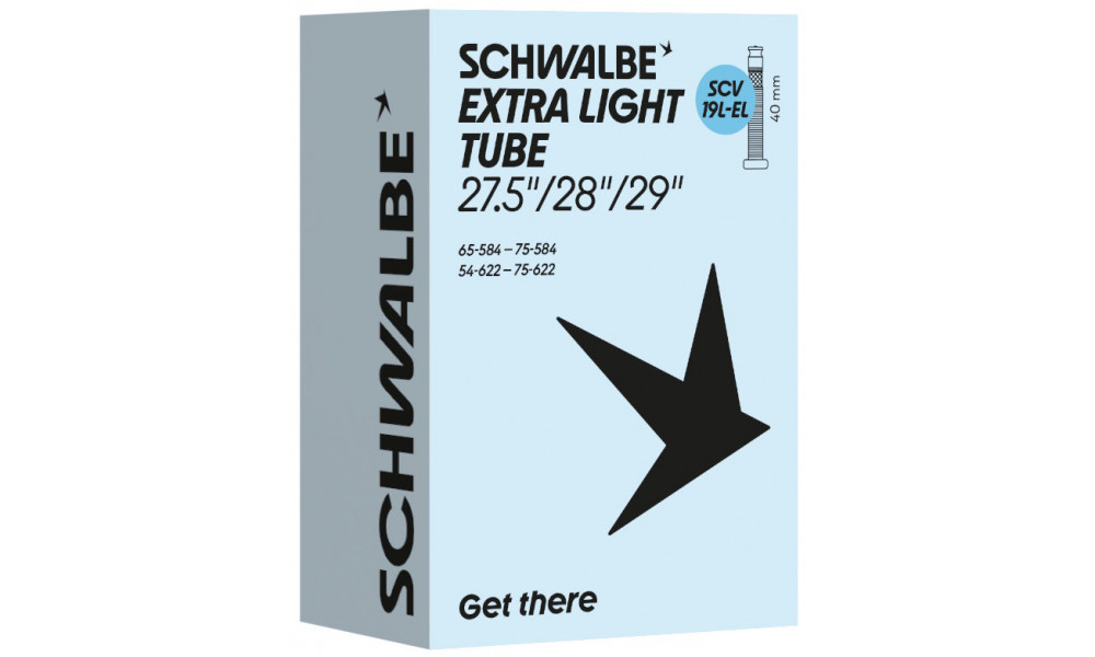 Sisäkumi 29/27.5+" Schwalbe SCV19L-EL 40mm Extra Light (54/75-584/622) 
