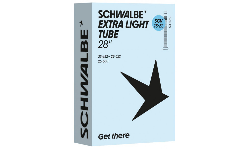 Sisäkumi 27/28" Schwalbe SCV15-EL 60mm Extra Light (23/28-622/630) 