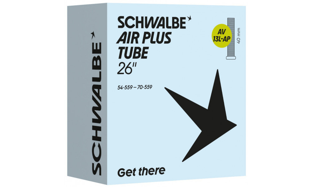 Sisäkumi 26" Schwalbe AV13L-AP 40mm Air Plus (54/70-559) - 1