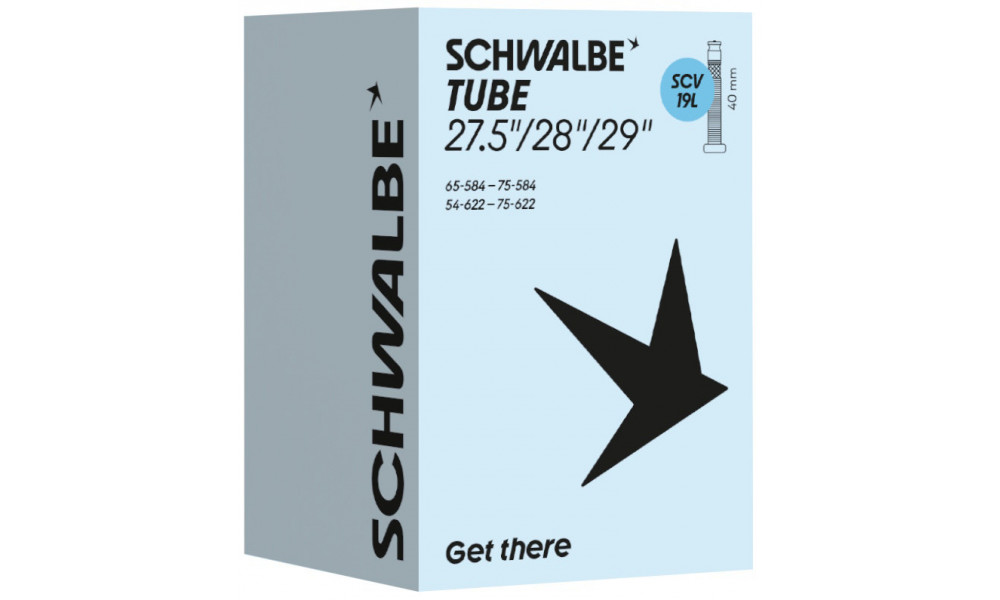 Sisäkumi 29/27.5+" Schwalbe SCV19L 40mm (54/75-584/622) 