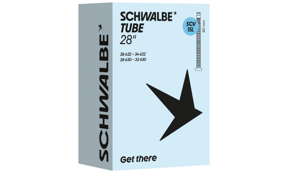 Sisäkumi 27/28" Schwalbe SCV15L 80mm (28/34-622/630) 