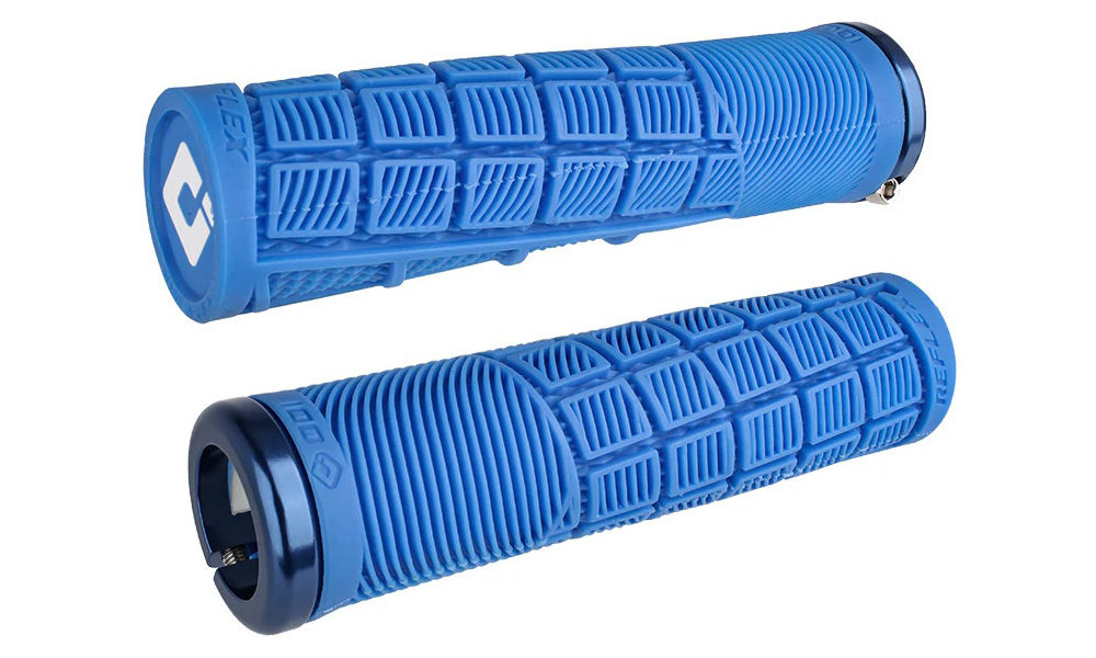 Kädensijat ODI Reflex v2.1 Lock-On MTB 135mm White/Blue 