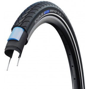 Rengas 28" Schwalbe Marathon Plus HS 348 Perf Wired 25-622 / 700x25C Black-Reflex
