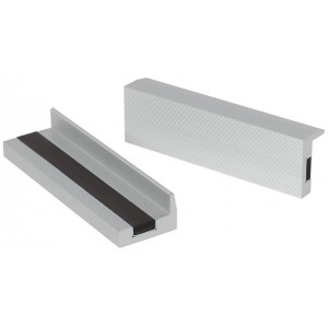 Työkalu Cyclus Tools protective aluminum vice jaws finely grooved magnetic 100 mm 2 kpl (720317)
