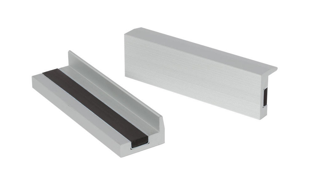 Työkalu Cyclus Tools protective aluminum vice jaws finely grooved magnetic 100 mm 2 kpl (720317) 