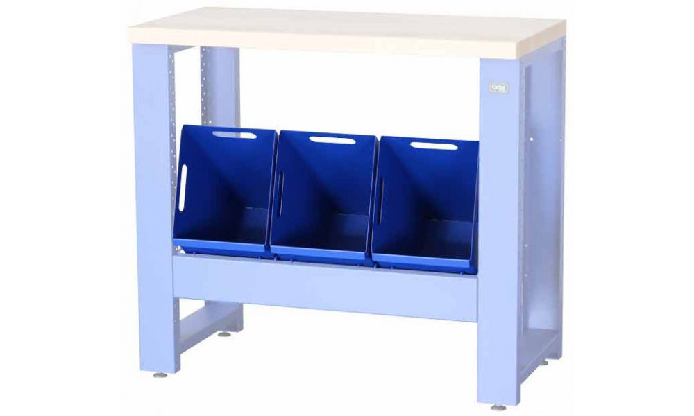 Työpajapöydän osa Cyclus Tools System 500 trash can 25L for workbench 720801 blue 3 kpl (720805) 