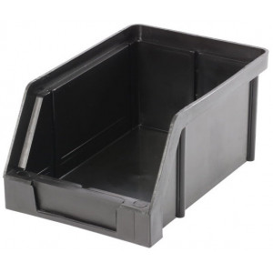 Työpajapöydän osa Cyclus Tools System 500 stacking box for holding rail 720812 7 x 10 x 15 cm black (720815)