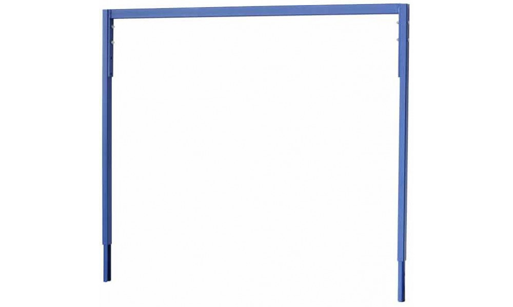 Työpajapöydän osa Cyclus Tools System 500 telescopic tire / frame hanging rail 89 x 100 x 3 cm for perforated wall 720810 blu 