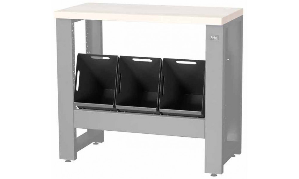 Työpajapöydän osa Cyclus Tools System 500 trash can 25 liters for workbench 720851 anthracite 3 kpl (720855) 