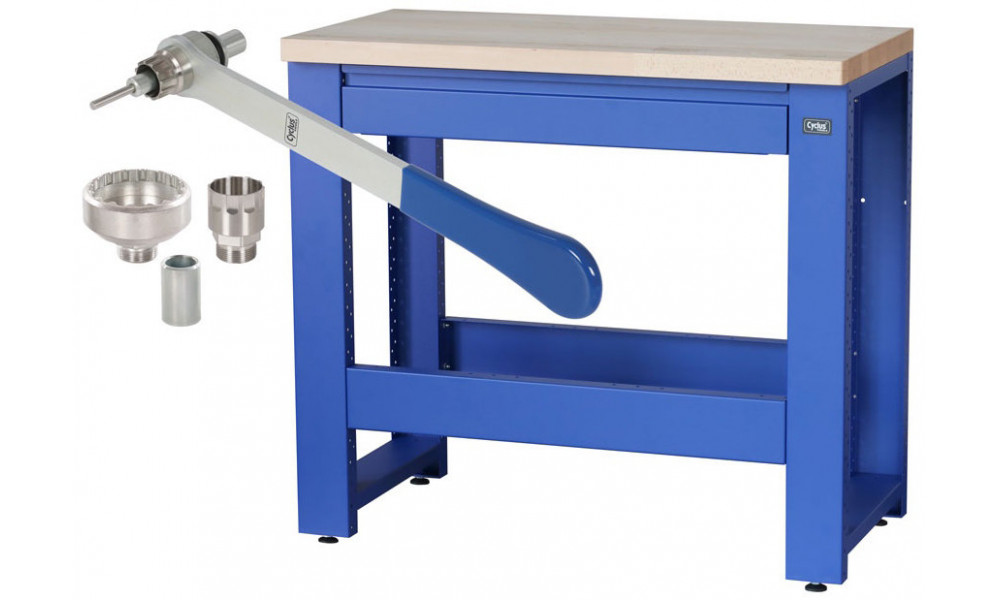 Työpajapöytä Cyclus Tools Ronny System 500 3-piece 89 x 100 x 50 cm blue (720889) 