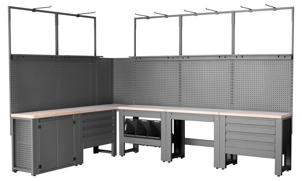 Työpajapöytä Cyclus Tools Ralf System 500 37-piece 259 x 500 x 50 cm anthracite (720896) - 1