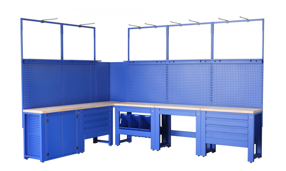 Työpajapöytä Cyclus Tools Ralf System 500 37-piece 259 x 500 x 50 cm blue (720897) - 1