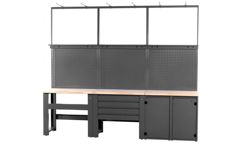 Työpajapöytä Cyclus Tools Ingo System 500 20-piece 259 x 300 x 50 cm anthracite (720898) 