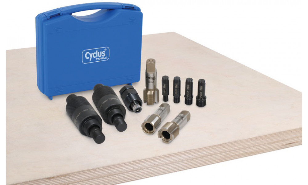 Työkalusarja Cyclus Tools for crank repair and removal/installation with case (720264K) 