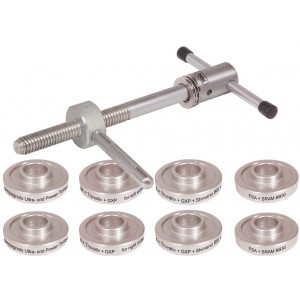 Työkalusarja Cyclus Tools bottom bracket press with 5 bushing pairs for 24/30 mm Press-Fit Shimano / SRAM / Campagnolo / FSA (7