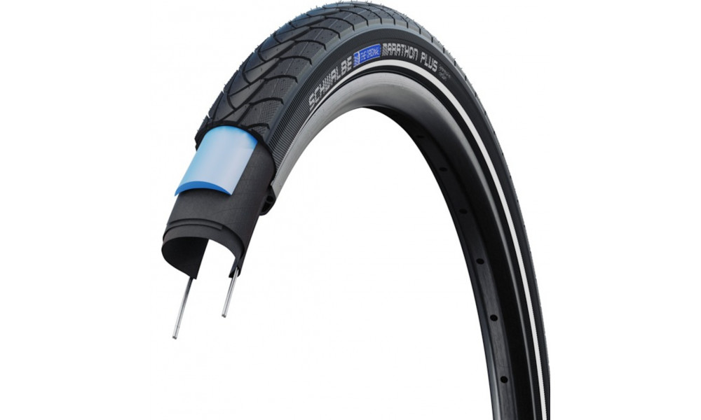 Rengas 28" Schwalbe Marathon Plus HS440 Perf Wired 50-622 / 28x2.00 Reflex - 1