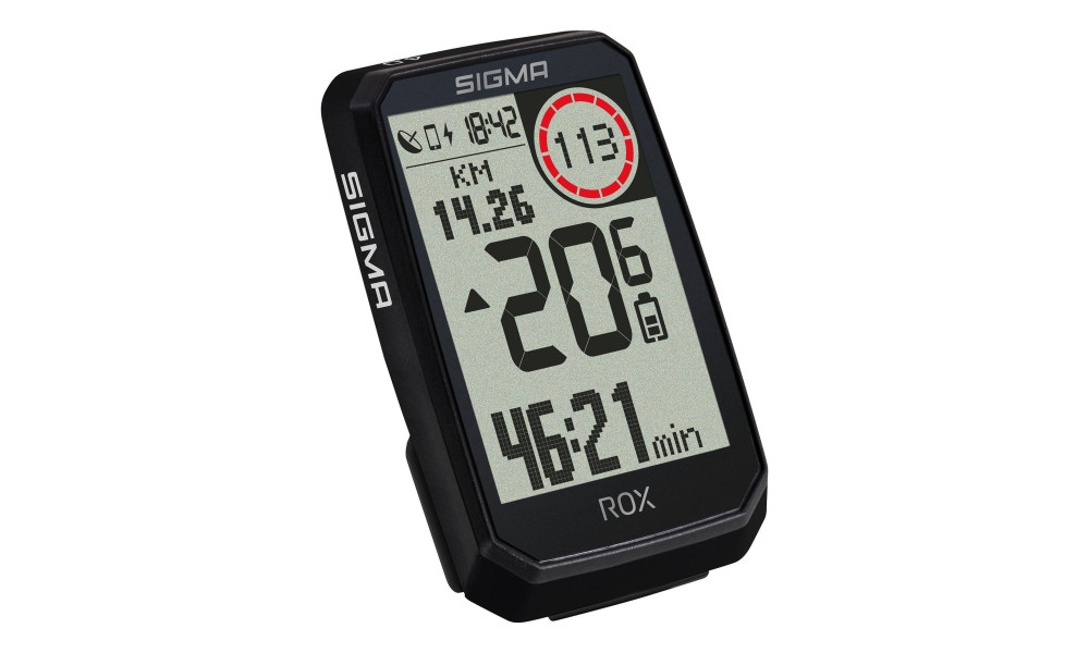 Pyörätietokone SIGMA ROX 4.0 Endurance GPS Black Sensor Set - 4
