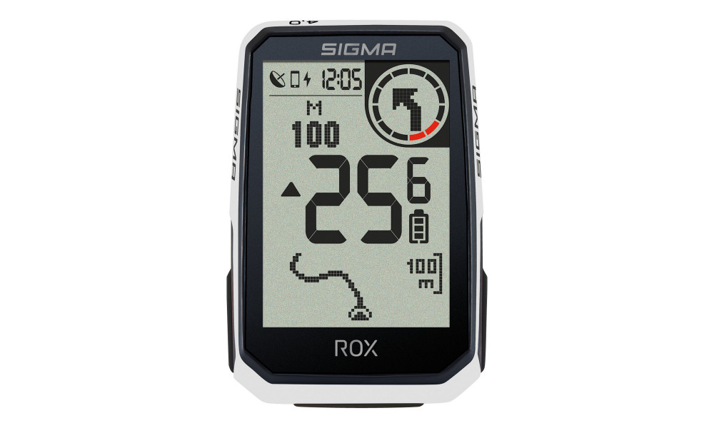 Pyörätietokone SIGMA ROX 4.0 Endurance GPS White Sensor Set - 2