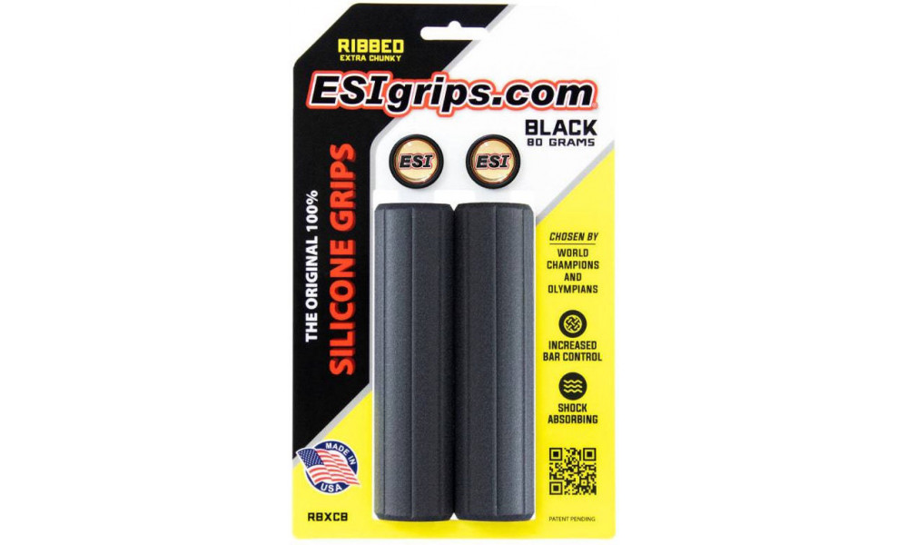 Kädensijat ESI Ribbed Extra Chunky black - 1