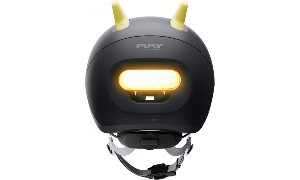 Kypärä PUKY Sparky Junior + lamp black - 3