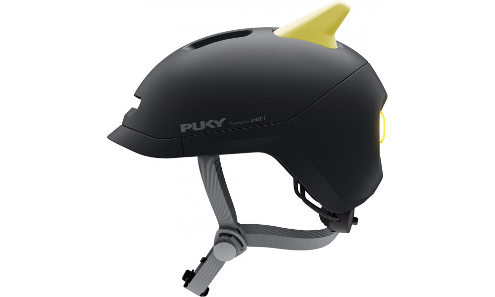 Kypärä PUKY Sparky Junior + lamp black - 4