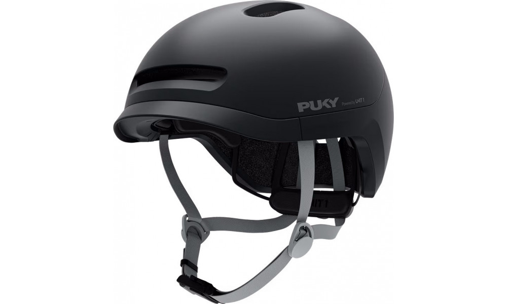 Kypärä PUKY Sparky Junior + lamp black - 5