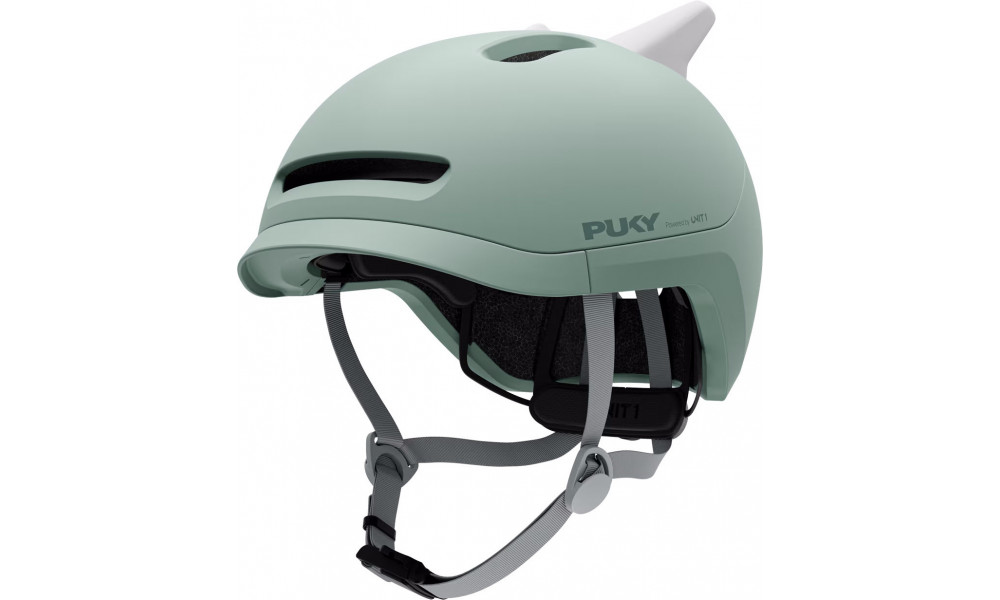 Kypärä PUKY Sparky Junior + lamp green - 1