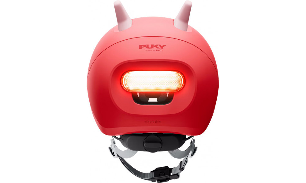 Kypärä PUKY Sparky Junior + lamp red - 3