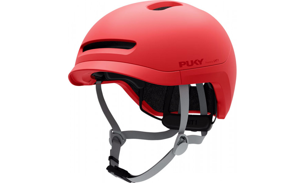 Kypärä PUKY Sparky Junior + lamp red - 5