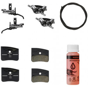 Etu- ja takalevyjarrut Shimano XTR BL-M9220 (L) + BR-M9220 (F/R) 4-Piston J-Kit hydraulic post mount