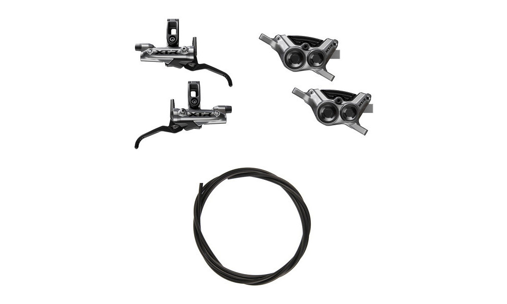 Etu- ja takalevyjarrut Shimano XTR BL-M9220 (L) + BR-M9220 (F/R) 4-Piston J-Kit hydraulic post mount - 2