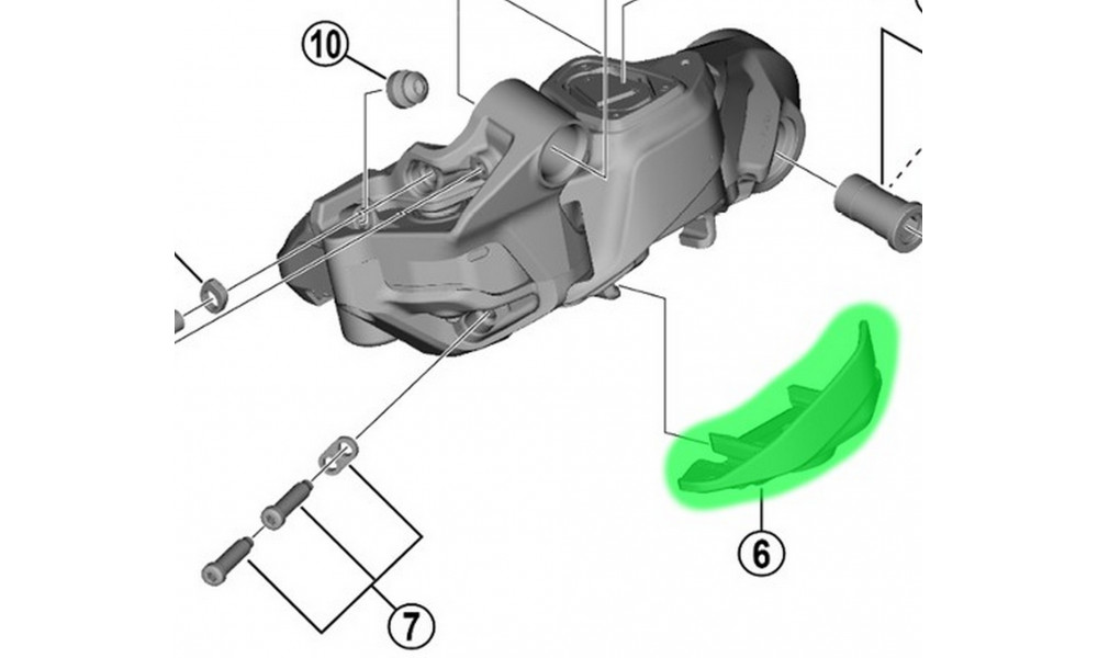 Paristojen pidike Shimano RD-M8250/RD-M6250/RD-RX827 